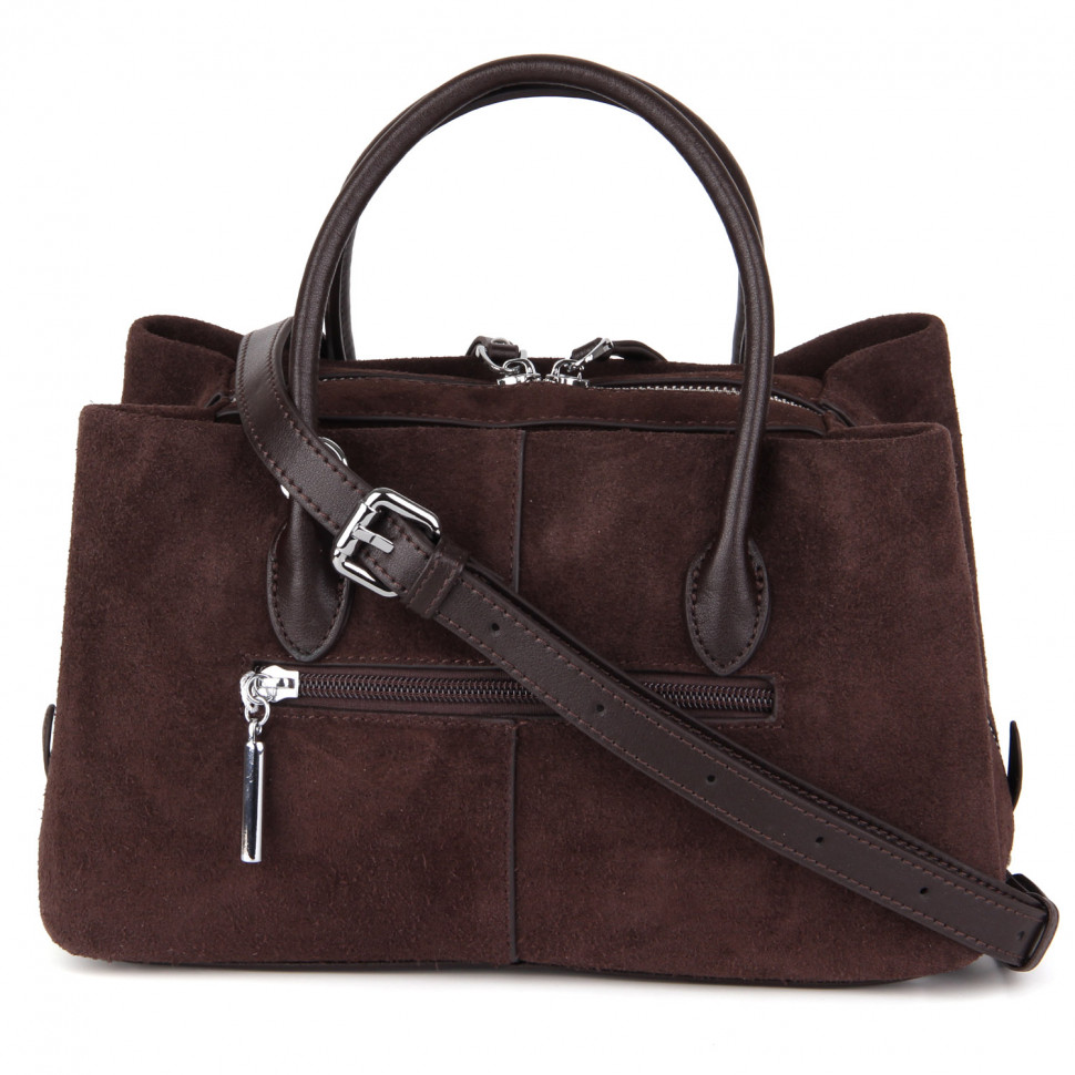 Сумка замша LUXON Y2331-F  CHOCOLATE
