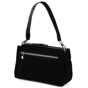 Сумка замша LUXON С1025-F  BLACK