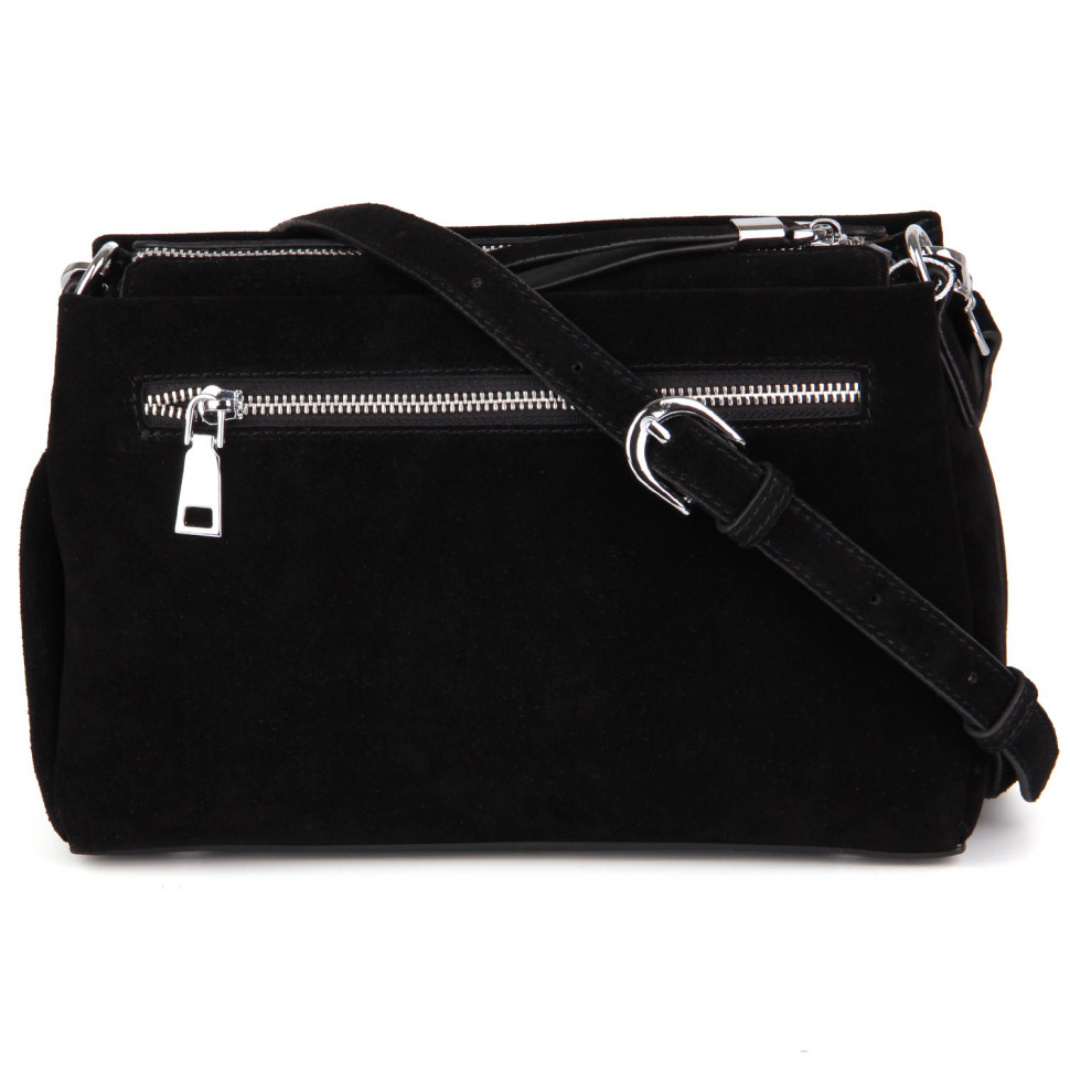 Сумка замша LUXON С1025-F  BLACK