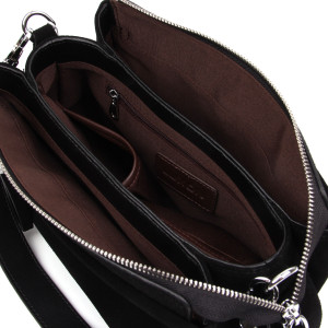 Сумка замша LUXON С1025-F  BLACK