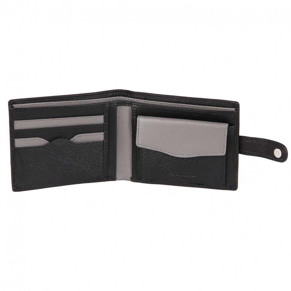 Портмоне ALFA RICCO 3833 BlackGrey NC