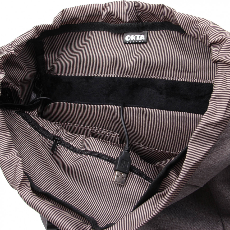 Рюкзак OKTA  1902 BLACK/GREY