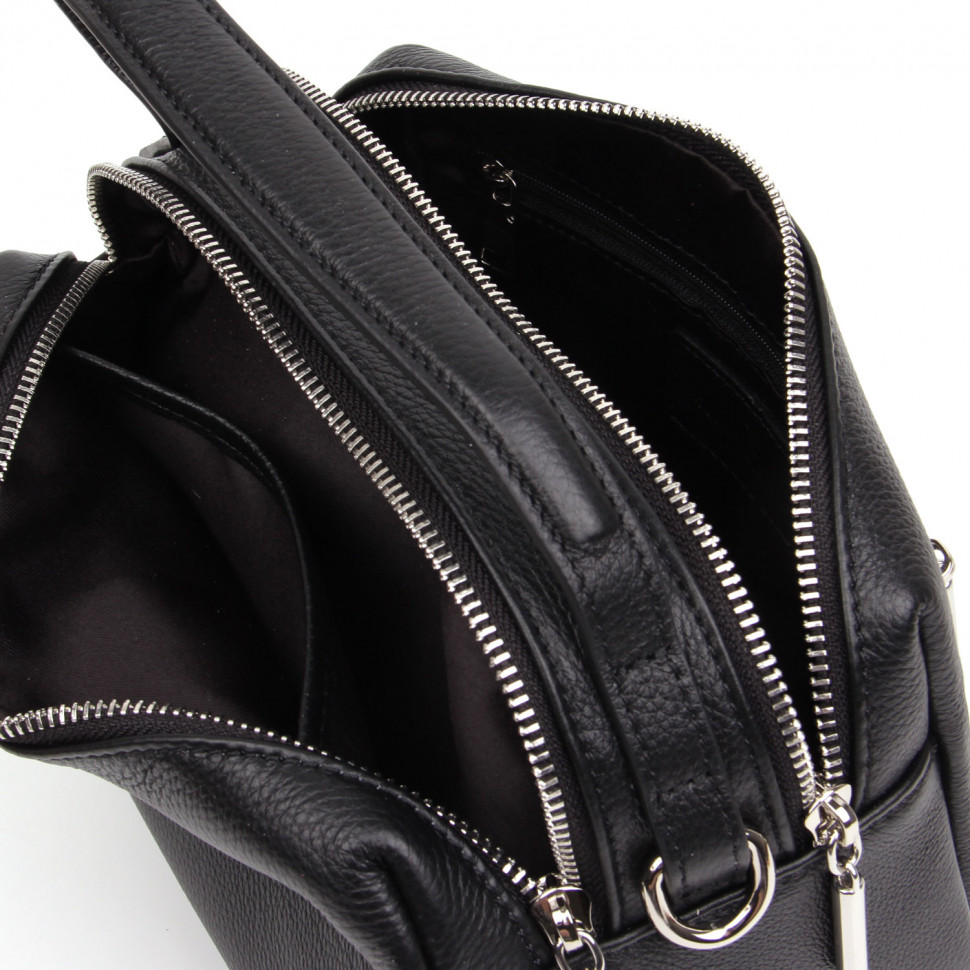 Сумка шкіра LUXON R8617  BLACK