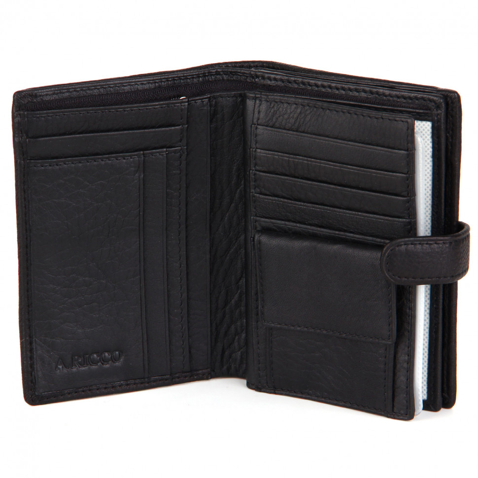Портмоне ALFA RICCO 1704 Black NC