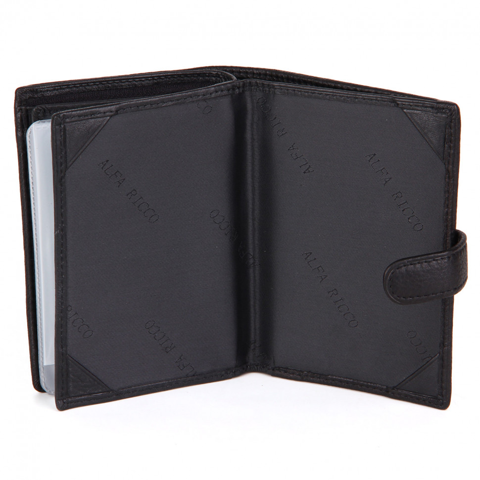 Портмоне ALFA RICCO 1704 Black NC