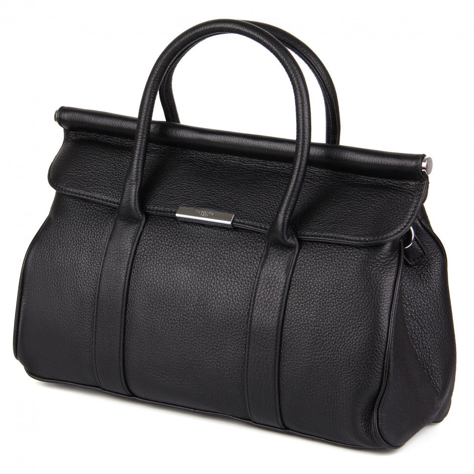 Сумка шкіра SAFENTA 98343 black F