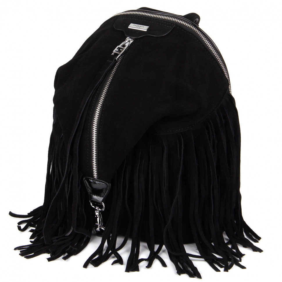 Рюкзак замш SAFENTA 98402 black F
