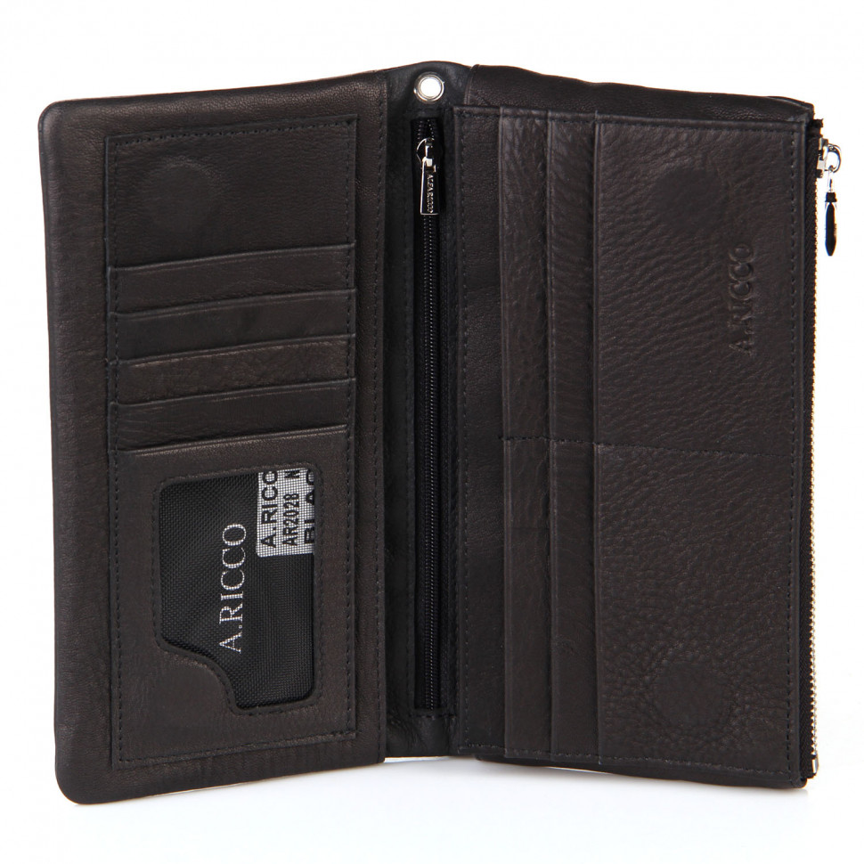 Портмоне ALFA RICCO 2028 Black NC